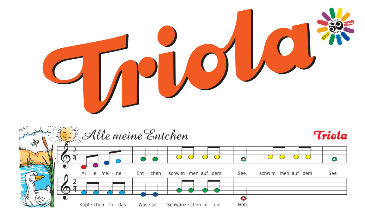 Triola Lied Alle meine Entchen - MusikGlück